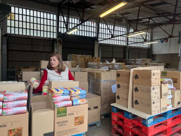 Segunda fase del reparto de alimentos de FEAD 