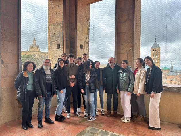 Maristas inauguran las visitas didácticas a la sede de la Real Academia de Historia y Arte de San Quirce