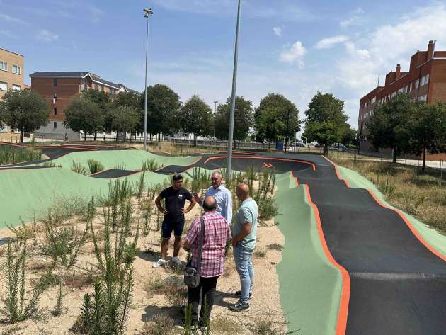 Obras de adecuación de la pista de Pump Track 