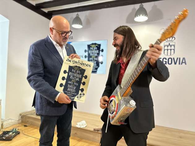 Presentación del primer festival SegoBlues de Segovia