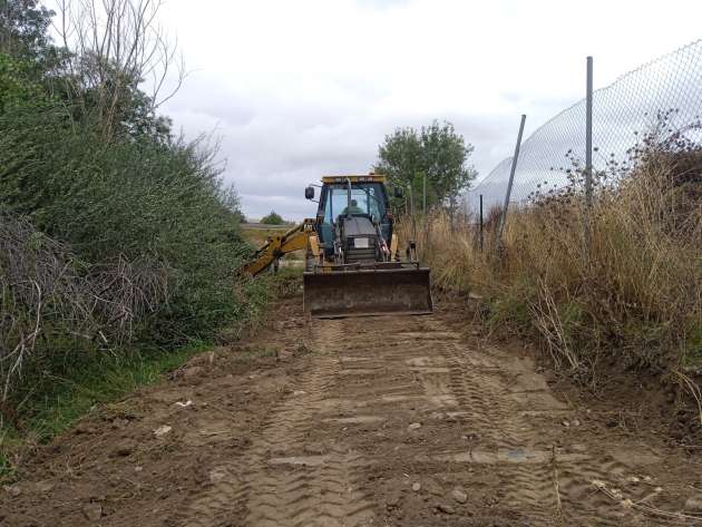 Inicio obras calle Cantarranas Madrona