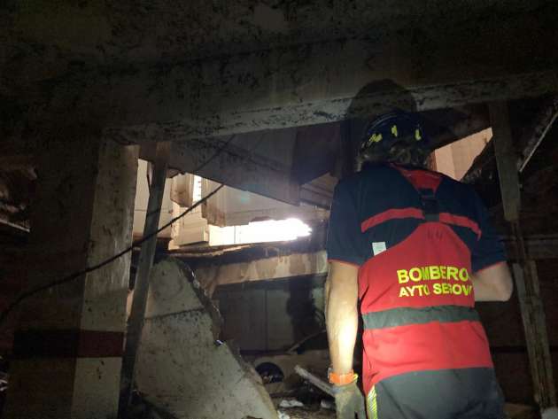 Bomberos de Segovia en Valencia sábado 