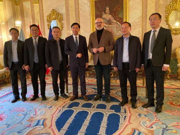 Visita de directivos de la ciudad china de Chongquing