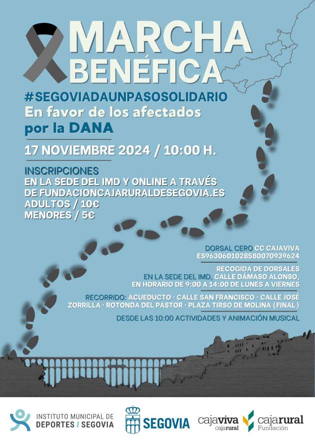 Cartel Marcha benéfica