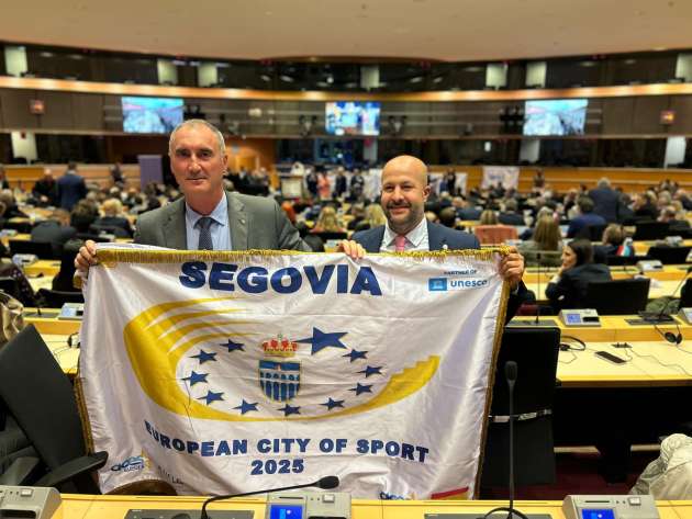 Recepción en Bruselas la acreditación de Segovia como Ciudad Europea del Deporte