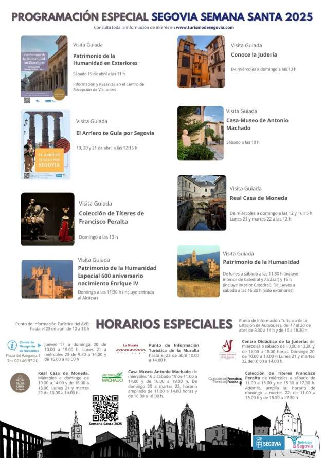 HORARIOS SEMANA SANTA 2025