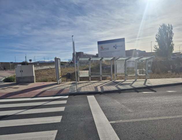 Nueva ubicación parada bus Hospital General 