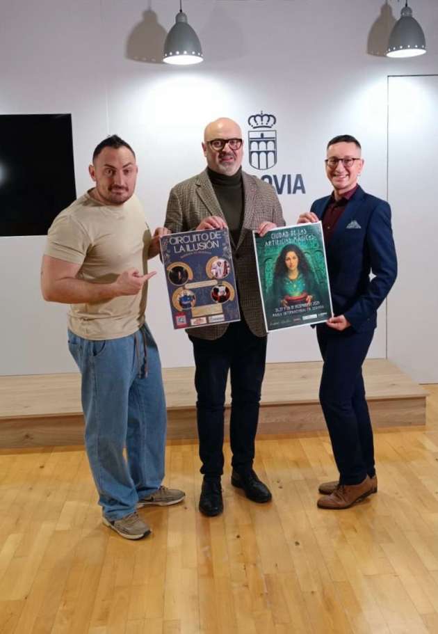 Presentación magia en Segovia Navidades 2025