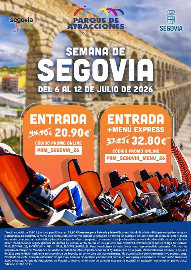 Cartel Parque de Atracciones 2026